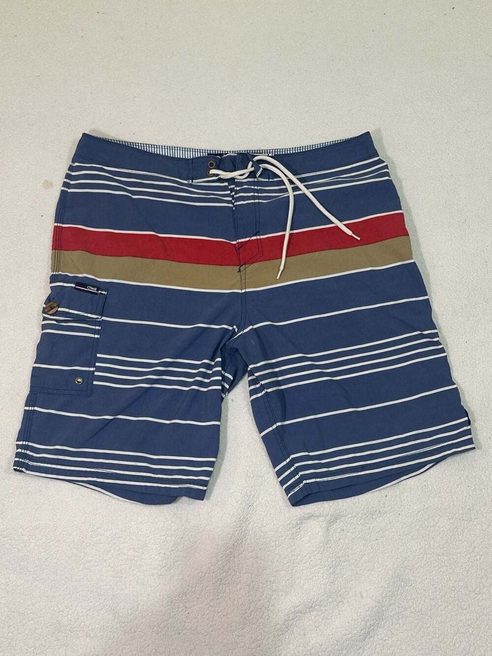 O'Neill Originals Striped Board Shorts Size 34